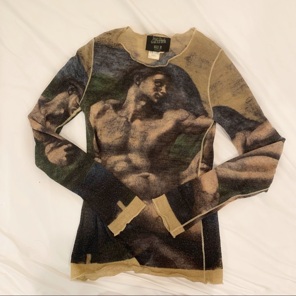 Jean Paul Gaultier Michelangelo Wool Long Sleeve